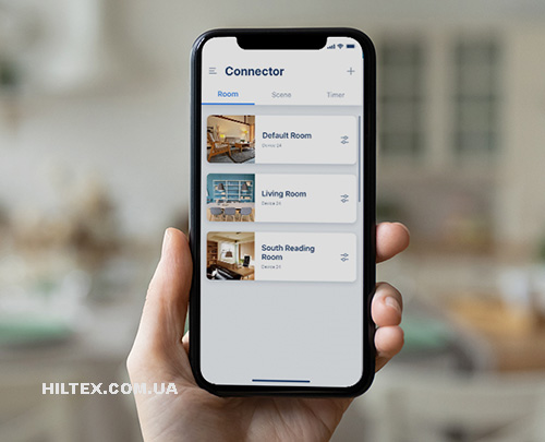Шторы на пульте от телефона Dooya Smart Шторы на пульте от телефона Dooya Smart