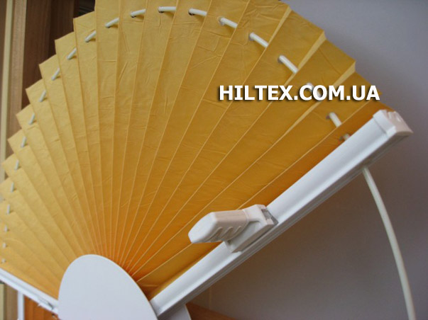 Как изготавливается плиссе на арочное окно
