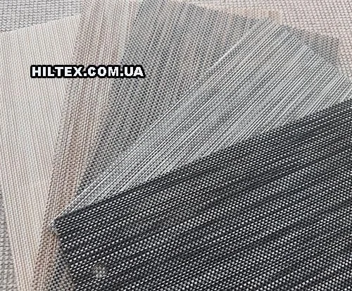 Рулонная штора с прозоачной тканью с структурой дерев Рулонная штора с прозоачной тканью с структурой дерева