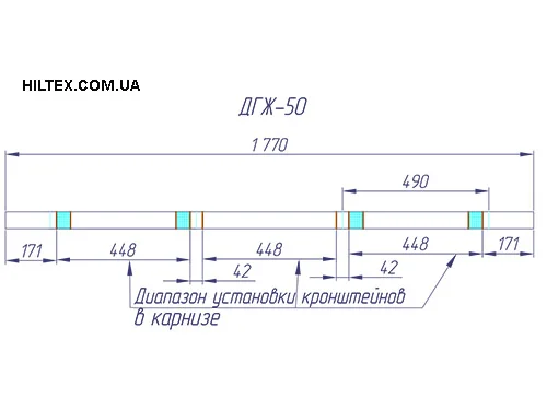 Схема установки деревянных жалюзи 50 мм Схема установки деревянных жалюзи 50 мм