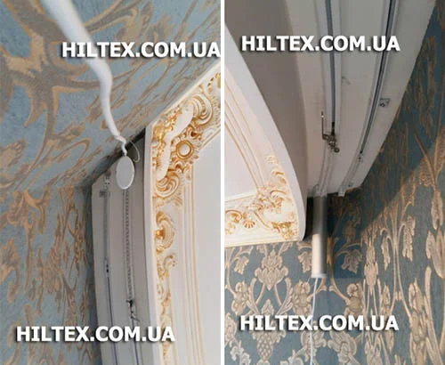 Электрический карниз Somfy c профилем Glydea Электрический карниз Somfy c профилем Glydea