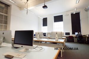 Рулонные шторы в графитовом цвете