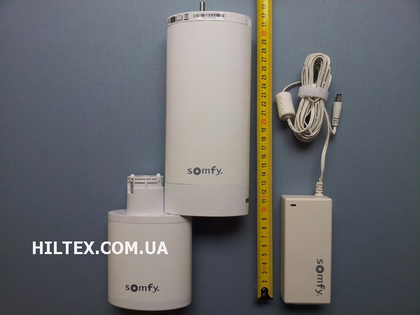 Карниз для штор на батарее Somfy