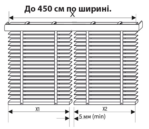 Деревянные жалюзи Дабл двойные